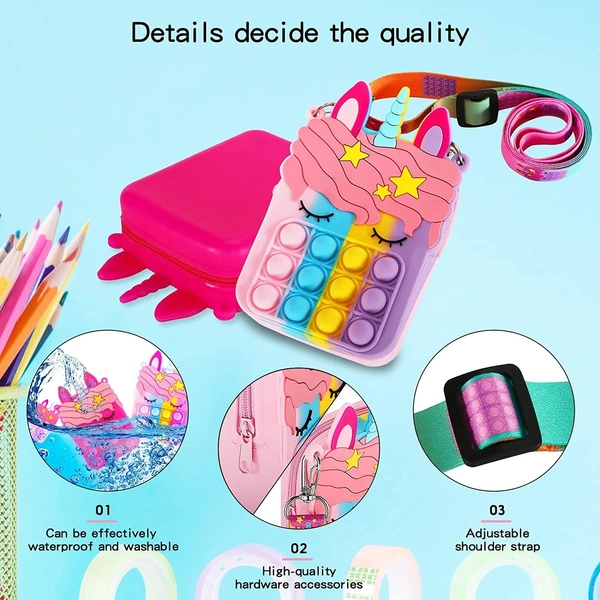 POPIT Sling Bag Purse For Kids