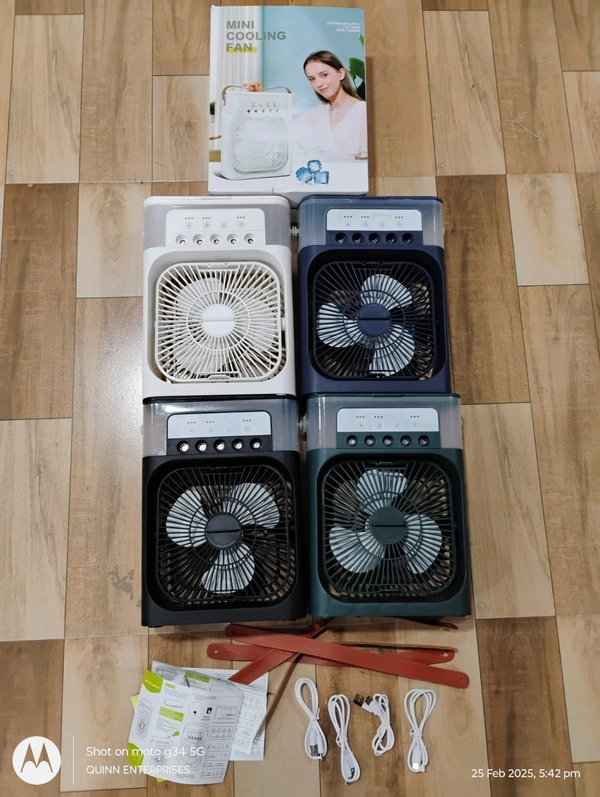  Mini cooler for room cooling mini cooler ac portable air conditioners for Home Office Artic Cooler 3 In 1 Conditioner Humidifier Purifier Mini Cooler air (Multicolor)