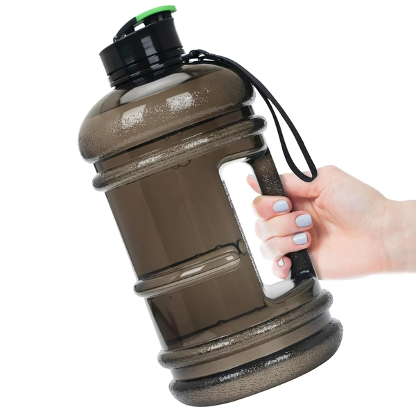 2.2L Water Bottle 75oz Half Gallon Capacity Leakproof BPA Free Odorless Material Solid Jug Daily Hydration Gym Fitness Athletic Gear Sports Water Bottle for Camping Hiking Outdoor Activities