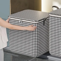 180L Foldable Blanket Storage Bag with Reinforced Handle/Sturdy Zipper Organization for Bedroom, Closet, Comforters, Pillows, Toys