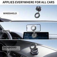 2025 Upgraded Vacuum Magnetic Smartphones Holder Stand, for Magsafe Suction Cup Car Phone Mount, 360° Adjustable, Foldable for All Car & All Cellphones & Gym/Mirror/Kitchen/Smooth Surface