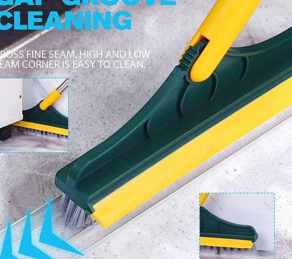 2 in 1 Bathroom Wiper And Brush 