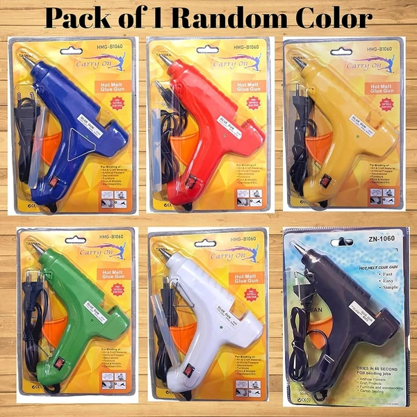 60W Power Hot Melt Glue Gun With 5 Pcs Glue Sticks On And Off Switch Corded Electric Hot Glue Gun And Led Indicator 