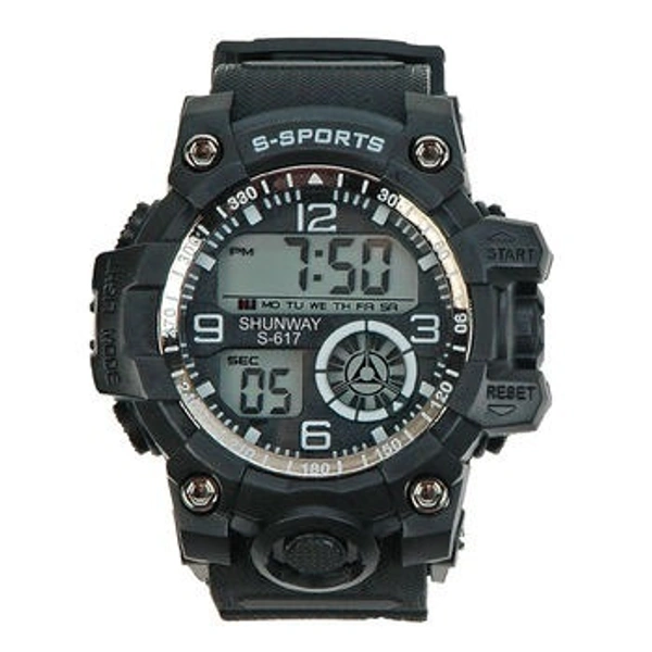 S-618 Sport Digital Watch for Kids Waterproof with Luminous Feature and Alarm Hot Selling Resin Band