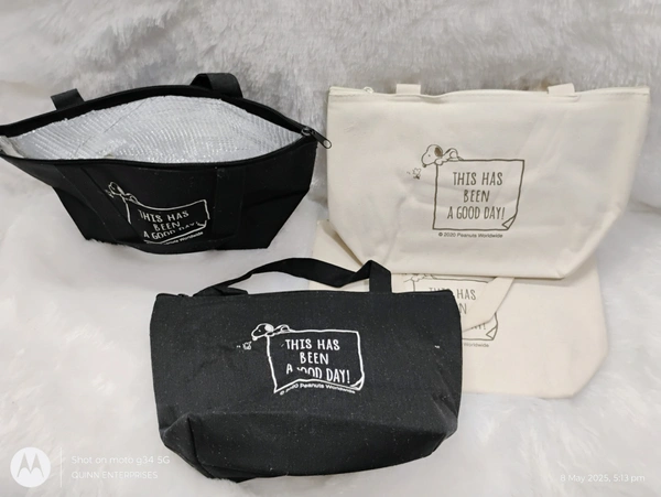 Canvas Insulated Lunch Bag
