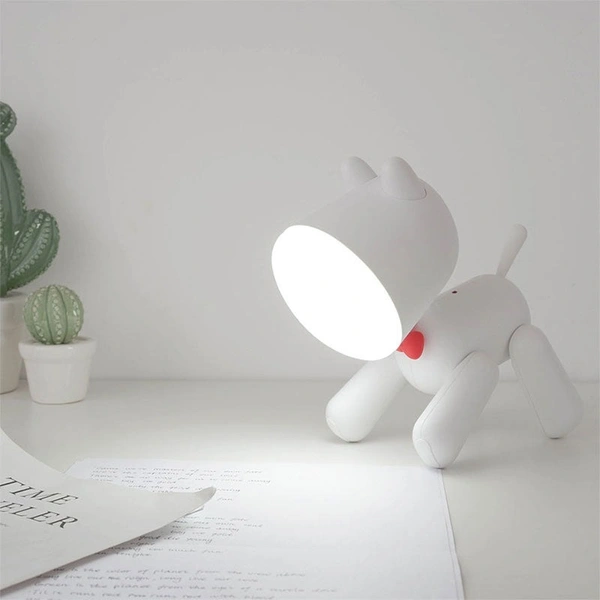Rechargeable Cordless Led Night Light for Kids | Bed and Table Lamp | 2 Brightness Level | Toggle Switch on Tail