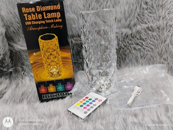 Rose Diamond Touch Lamp