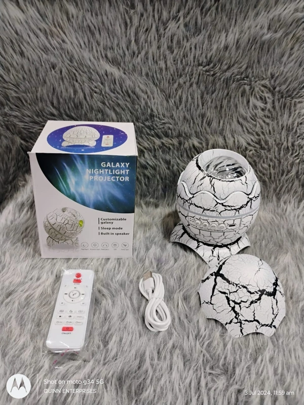 Dianasour egg galaxy projecter With Bluetooth Speaker 