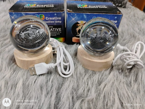 Crystal Ball Lamp Mix Design Light