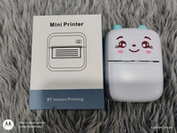 Mini Bluetooth Thermal Printer, Portable Label Printer Inkfree Printer