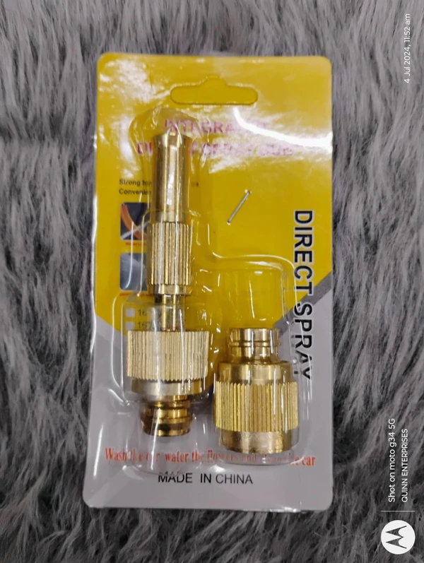 Brass Water Spray Golden Nozzle