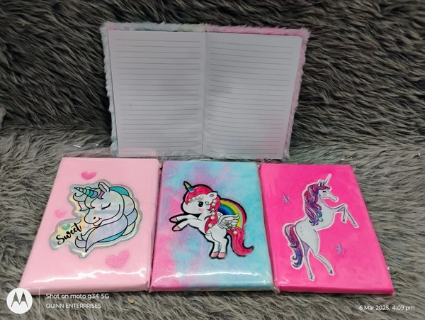 Unicorn Design A5 Ruled For Kids-Light Diary