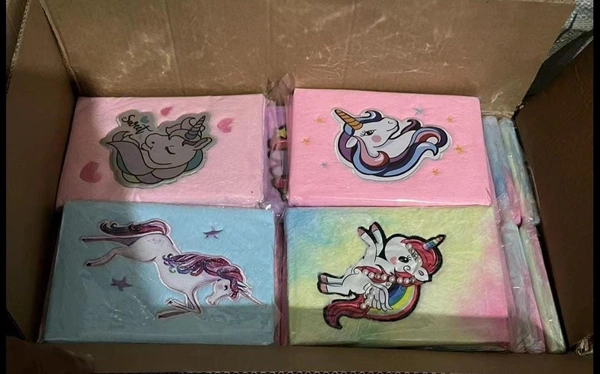 Unicorn Design A5 Ruled For Kids-Light Diary