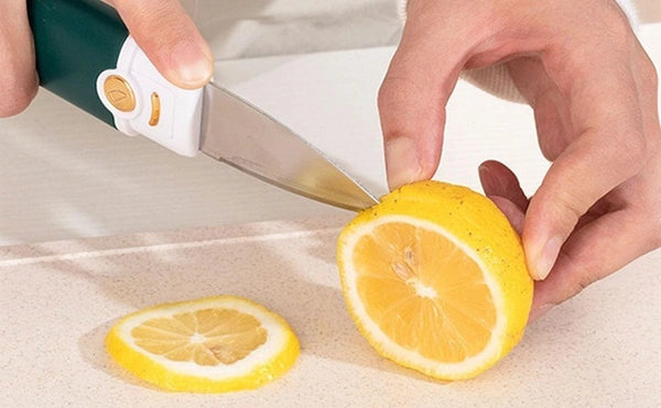 Knife Kitchen Knife Peeler Portable Knife for Fruit 2 in 1 Knife and Peeler for Kitchen Travel Knife with case Stainless Steel Bled