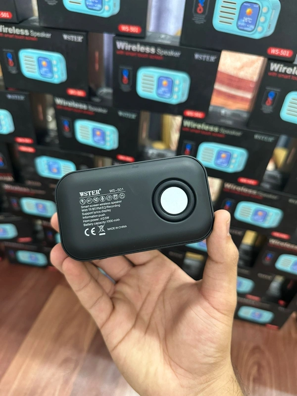 Marshall New Model Smart Screen Wireless Speaker WS501 Mini Portable Speaker Customize Screen Display