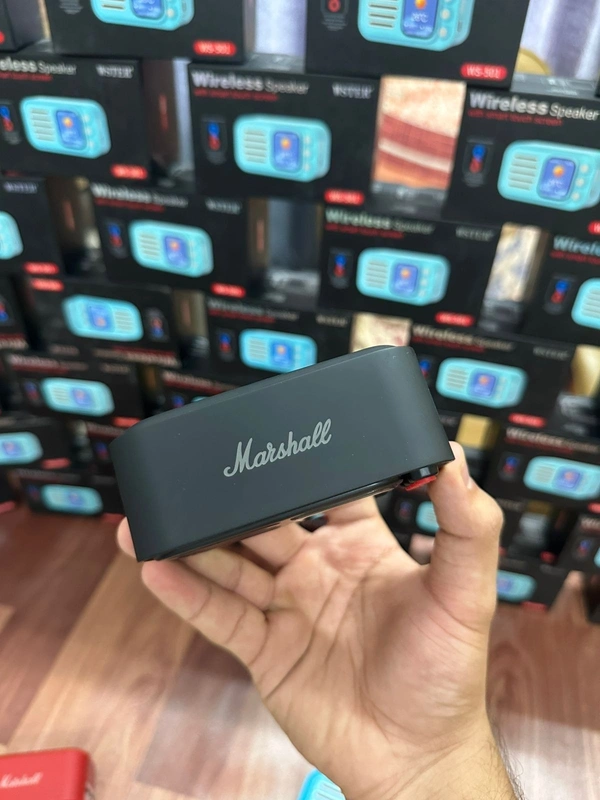 Marshall New Model Smart Screen Wireless Speaker WS501 Mini Portable Speaker Customize Screen Display