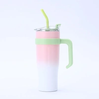 rmos Flask with Straw 48.2 fl oz (1,250 ml) Large Capacity Water Bottle Vacuum Cold Insulated Stainless Steel Tumbler Includes Lid with Holes Stays Wet Sweat Free