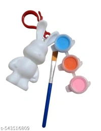 DIY Keychain making kit for kids age 4+ coloring activity toy for kids