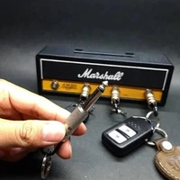 Marshall Key Holder JCM800 Keychain Wall Mounted Storage Key Hooks Guitar Amp Key Hooks for Musician Lovers1, Black