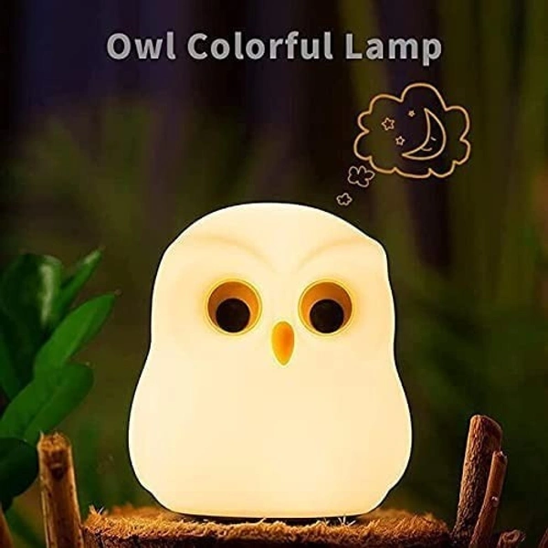 Cute Owl sillicone Night Lamp