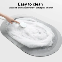 Super Absorbent Floor Mat Soft Carpet Non-Slip Bathing Room Rug Door Mat 40x60cm - SQUARE