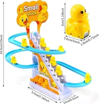Small Duck Musical Duck Toy Included 3 Ducks Slides 
