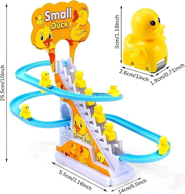 Small Duck Musical Duck Toy Included 3 Ducks Slides 