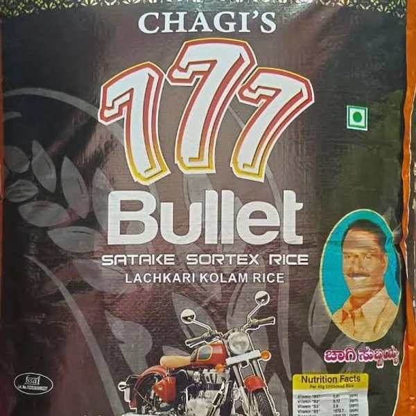 777 Bullet 26KG Raw Rice 1850MRP