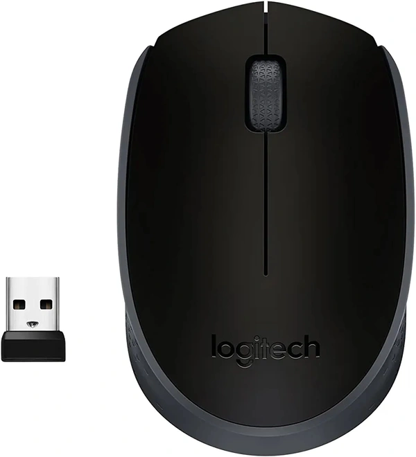 Logitech B170 Wireless Mouse, 2.4 GHz with USB Nano Receiver - 1PC