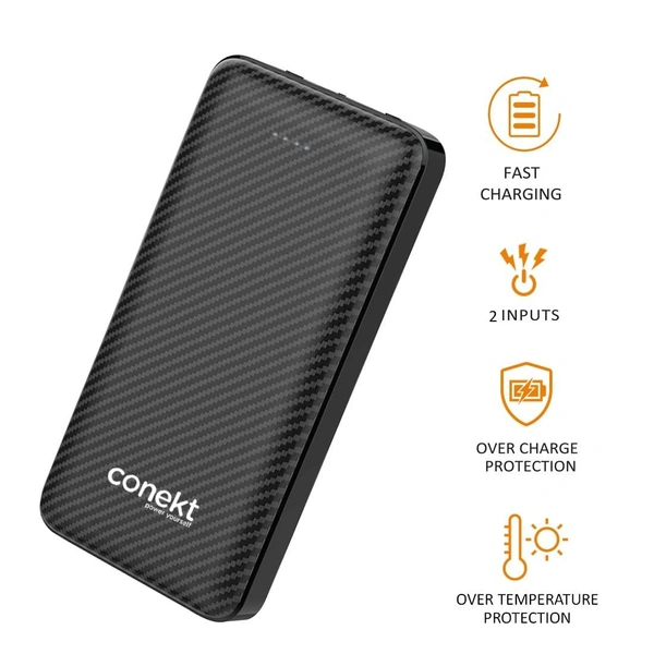 Zeal Proton Pro 10000mAh Powerbank Fast Charging Power Bank Dual (Input, Output) 