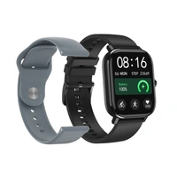 Smart Watch with BT Calling, SpO2, ECG, Blood Pressure monitor (Black)