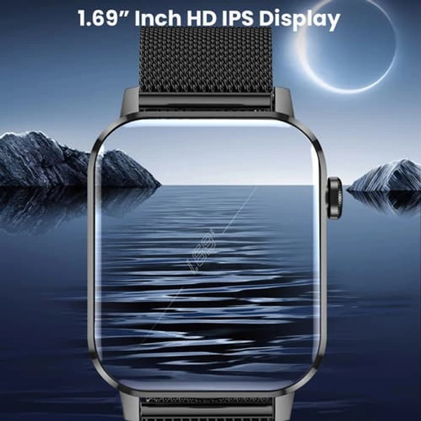 Home Smart Watches SmartwatchesAlloy Bluetooth Calling Smartwatch Black