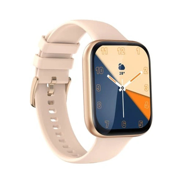 Conekt Slay 2.01" Large Display Bluetooth Calling Smart Watch Gold