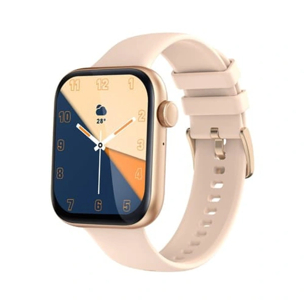 Conekt Slay 2.01" Large Display Bluetooth Calling Smart Watch Gold