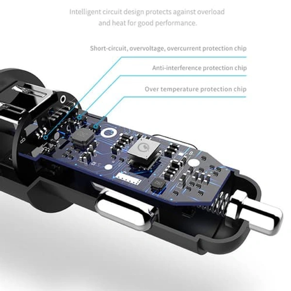 Conekt Verve Pro Fast Charging Car Charger
