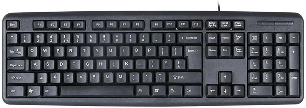 Lapcare Alfa Keyboard 3 with Adjustable Kickstand, Capslock Indicator and 104 Keyboard Standard Key (Black)