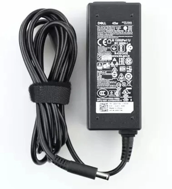 DELL Small pin 4.5mm 45W Adapter Charger 45 W Adapter  (Power Cord Included)