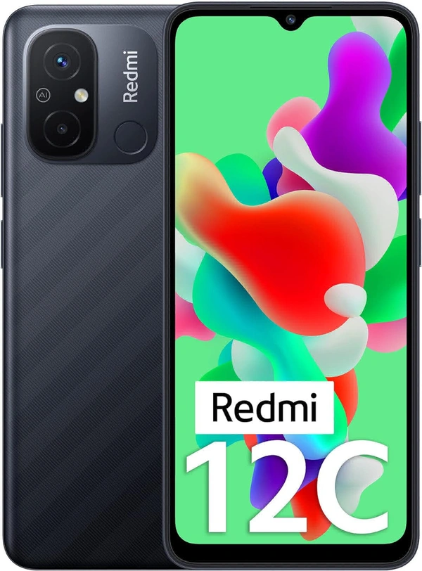 Redmi12C  - matte black, 4GB+64GB