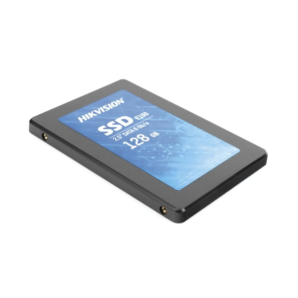 Hikvision E100 128GB 2.5-Inch Internal SSD, SATA 6Gb/s, up to 550MB/s - Solid State Disks 3D Nand TLC, Black (HS SSD E100/128GB)