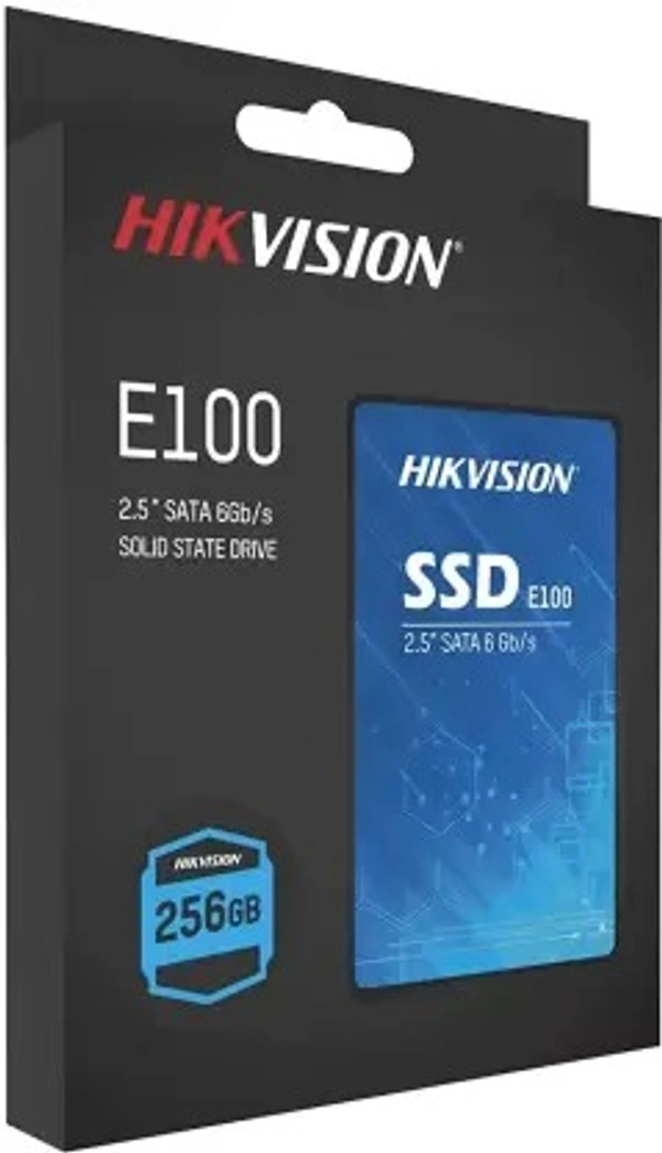 HIKVISION E100 256 GB Desktop, Laptop, All in One PC's, Surveillance Systems Internal Solid State Drive (SSD) (HS-SSD-E100)  (Interface: SATA, Form Factor: 2.5 Inch)