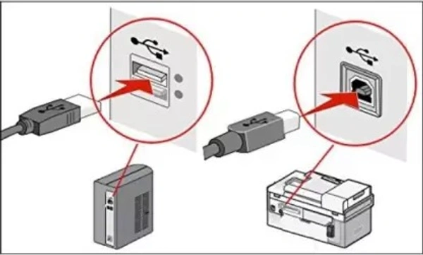 Micro USB Cable 2 A 1.5 m TB-USB  (Compatible with Printer, White, One Cable)