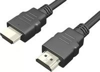  HDMI Cable 1 m HDMI High-definition Cable Connection Hdmi Cable - 1m  (Compatible with Monitor Projector, SET BOX, Black, One Cable)