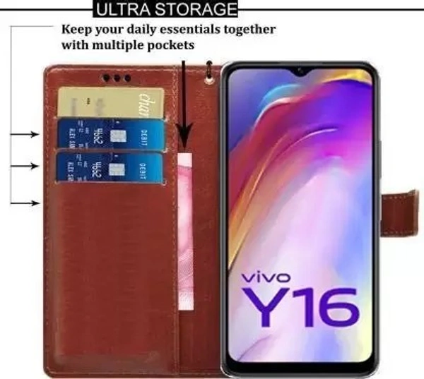 Vivo Y16 Flip Cover 