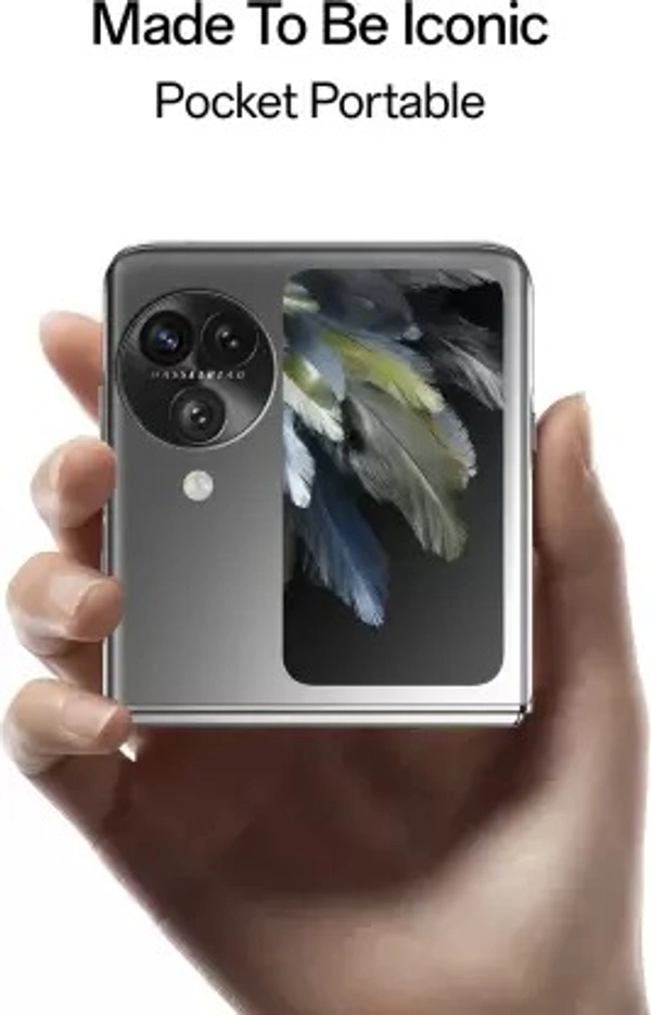 OPPO Find N3 Flip (Sleek Black, 256 GB)  (12 GB RAM) - Black