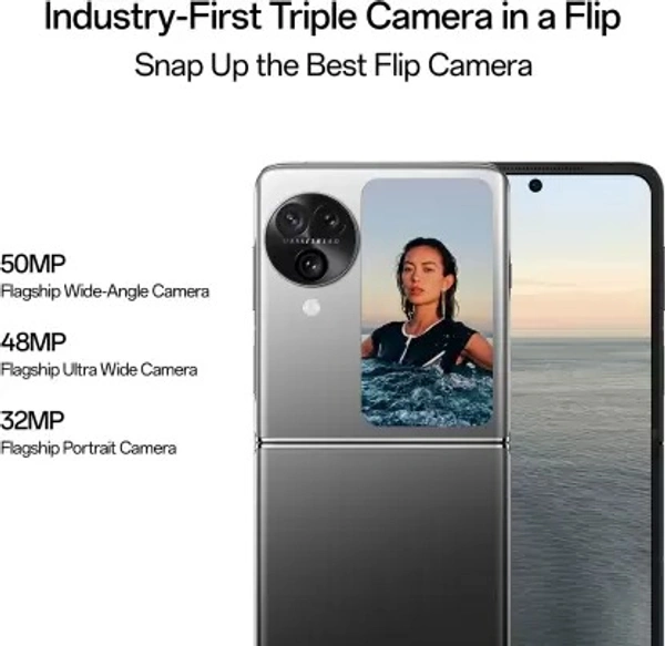 OPPO Find N3 Flip (Sleek Black, 256 GB)  (12 GB RAM) - Black