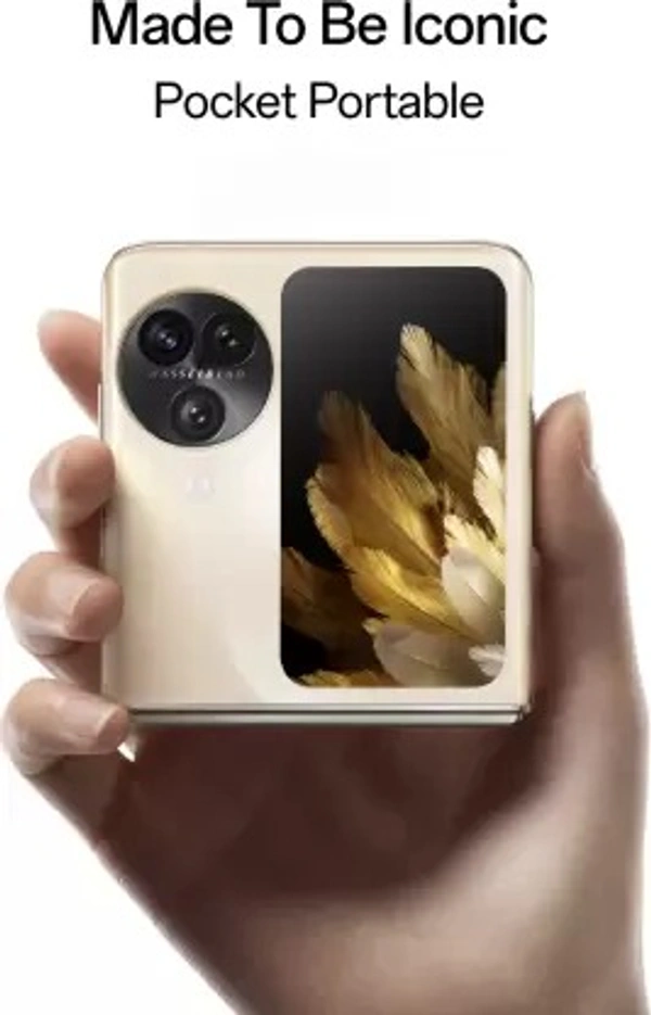 OPPO Find N3 Flip (Cream Gold, 256 GB)  (12 GB RAM) - Cream Golden