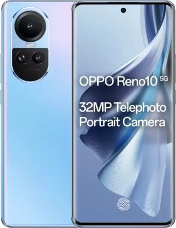 OPPO Reno10 5G (Ice Blue, 256 GB)  (8 GB RAM) - ice blue