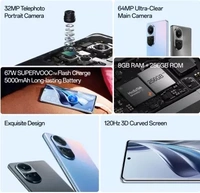 OPPO Reno10 5G (Ice Blue, 256 GB)  (8 GB RAM) - ice blue