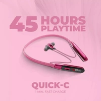 Rainbow Series Pink CL-50 Wireless Neckband - pink