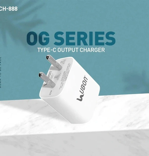 CH-888 OG SERIES 22-Watt Charger - White
